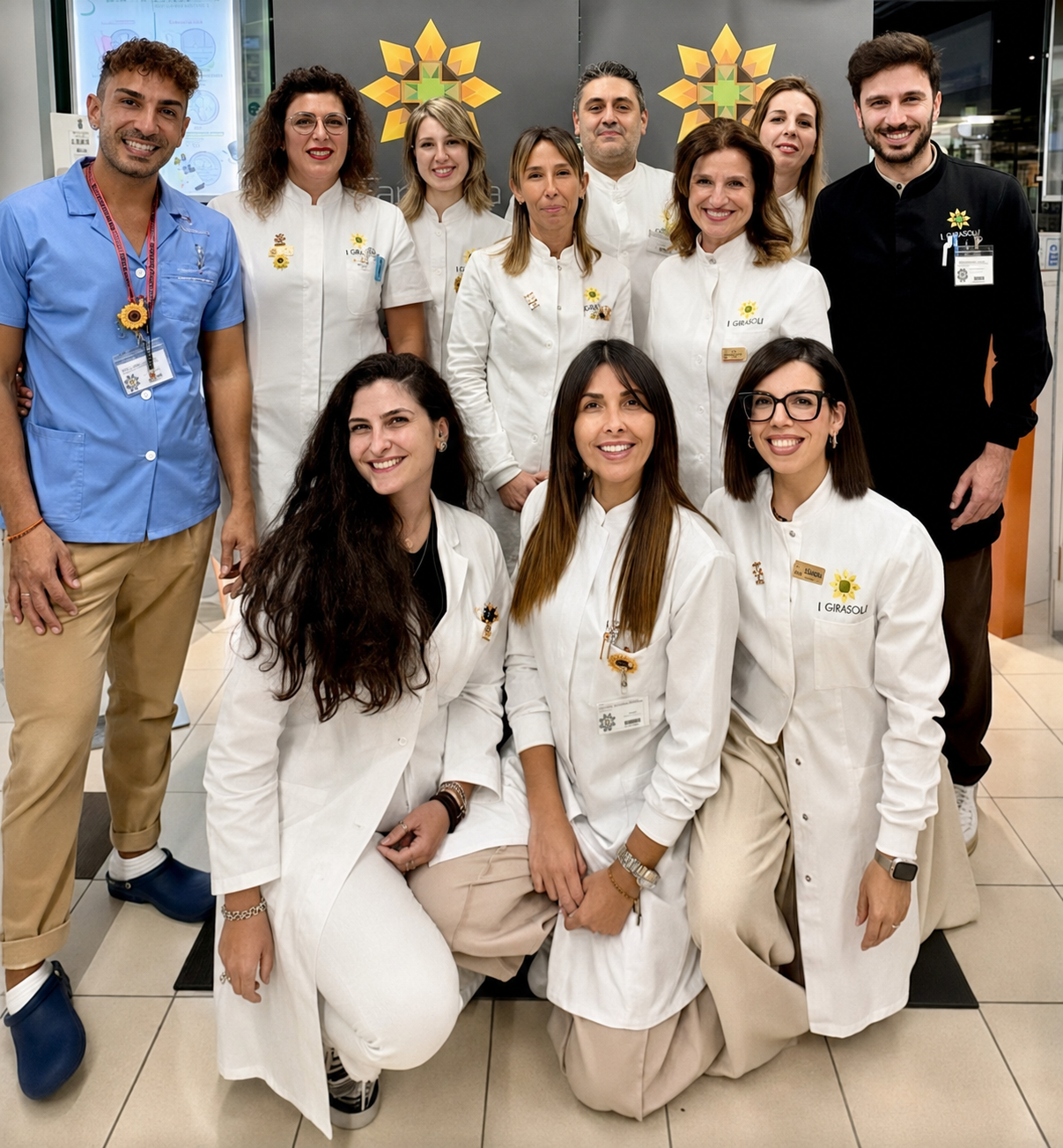 Il team della Farmacia Il Girasole